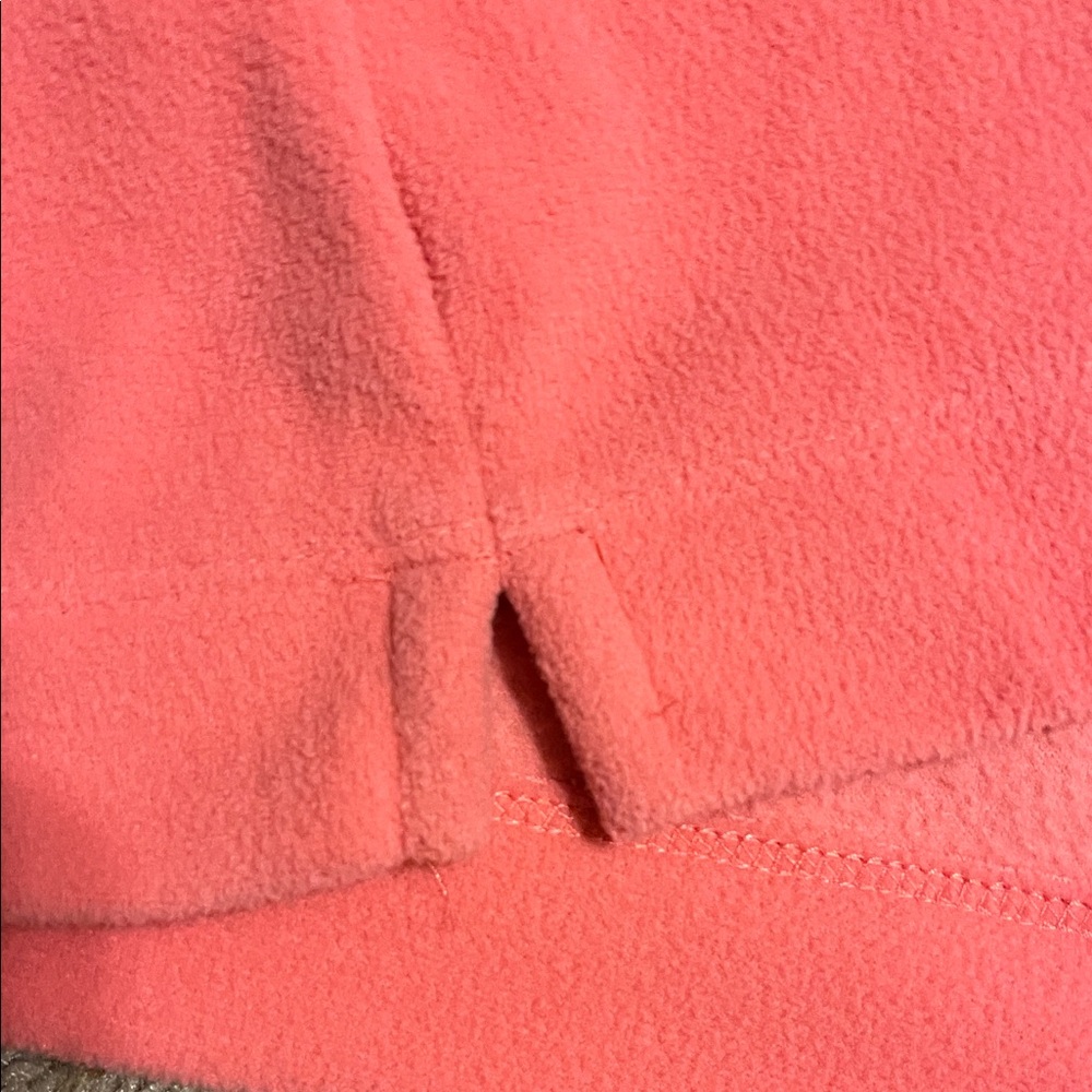 Talbots Coral Long Sleeve Fleece Top - Picture 7 of 7